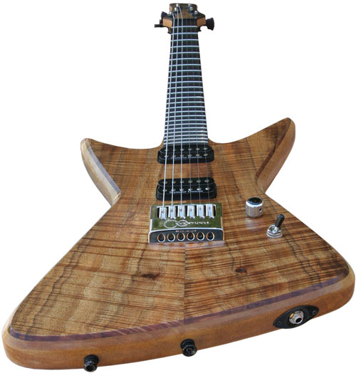 Bertram nova Guitar with the EverTune Bridge